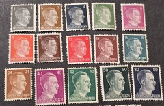 Nazi German THIRD REICH SWASTIKA NSDAP Adolf Hitler Stamp Lot x 27 WW2 WWII