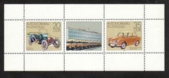 Germany DDR 2000 MNH 1979 Sachsenring Automobile Plant Mini Sheet of 3