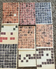 VINTAGE GERMAN DIENSTMARKE & SAARGEBIET OFFICIAL STAMPS – LARGE LOT – MINT USED