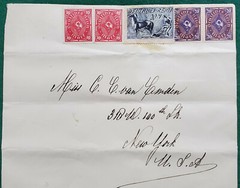 Deutsche Reich 1922 20 Mark Dark violet Blue/Dull Green Scott #196DD Uncancelled