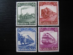 THIRD REICH Mi. #580-583 scarce mint MNH stamp set! CV $155.00