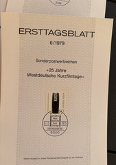 1979 German First Day Cover Stamps Lot of 7 ERSTTAGSBLATT #’s 1-7