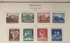 1941 Germany Third Reich Mi# 764-771 MH Leipzig Fair & Vienna Fair