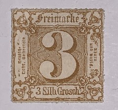 Travelstamps: 1859-1860 Germany Thurn & Taxis Stamps Scott # 12 MOGH