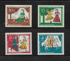 Postage Stamps For Crafting: Germany; 1965 Cinderella Issue; 10 Sets/4 (40 pcs)