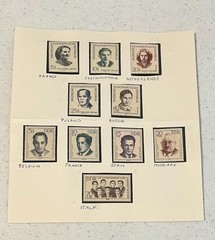 DDR Nazi Fascist Victim Stamps MNH 1962 Germany Mi 881-885 918-922 Lot of 10