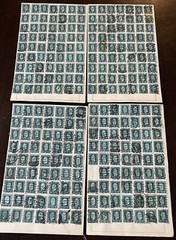 1924 GERMANY STAMPS #340 INVESTOR’S LOT ON PAGES, DR. HEINRICH VON STEPHAN