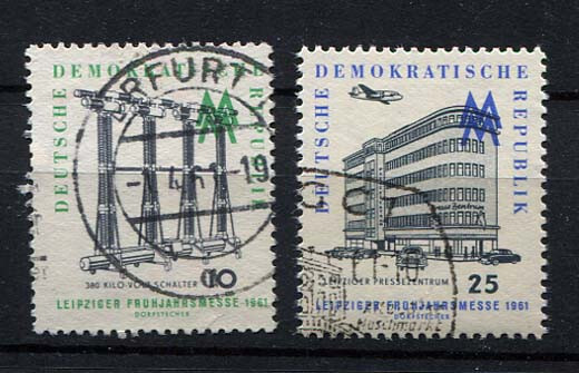 Germany – DDR : Leipzig spring Fair set from 1961 – used / CTO
