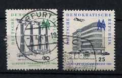 Germany – DDR : Leipzig spring Fair set from 1961 – used / CTO