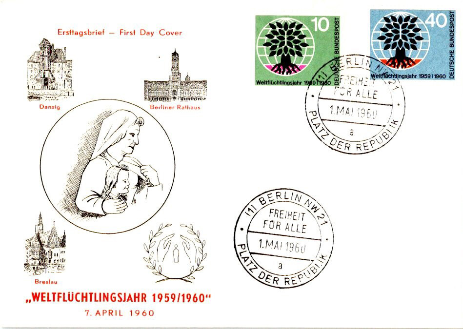 Germany Scott 807-808 Unaddressed.
