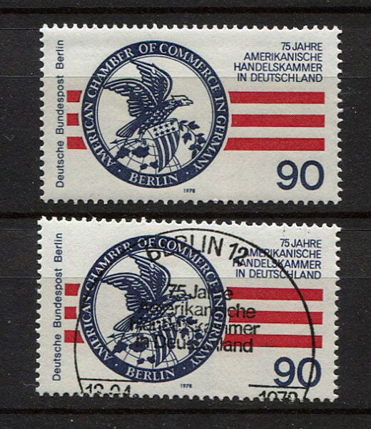 Germany – Berlin : American Chamber of Commerce stamp from 1978 – MNH and CTO