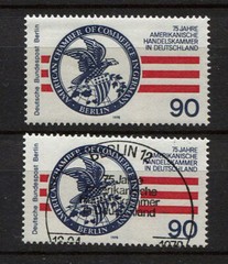 Germany – Berlin : American Chamber of Commerce stamp from 1978 – MNH and CTO