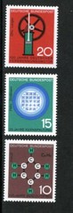Germany 1964 BENZENE RING KEKULES FORMULA PROGRESS IN SCIENCE SC 892-94 MNH