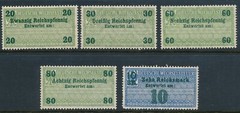 Stamp Germany Reich Revenue Import Tax Fiscal Duty Imperial Eagle Selection MNH