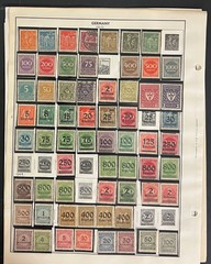 Germany, DDR, & German States Stamp Collection Album Pages Mint & Used ZAYIX