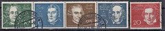 Germany 804a-e Used 1959 VF German Composers Music ZAYIX