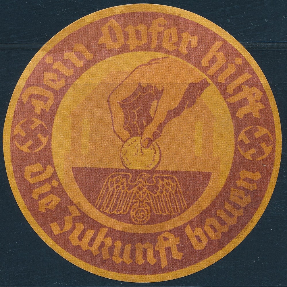 Stamp Germany Revenue WWII Fascism War Era Winterhilfswerk Charity 01 MNG