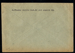 Germay 9N13 Berlin Postally Used on cover Post WW2 to NY VOICE OF AMERICA