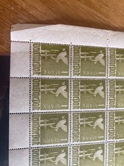 Germany whole sheet mnh Peace Dove 1DM some of the perfs have separated