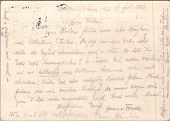 GERMANY 1923 CACHET COMM GOETHE STATIONERY POSTCARD ADDR POSTMARK FRANKFURT