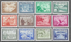 Germany’s Third Reich Mi# 702-713 Postal Service 1939 MH *