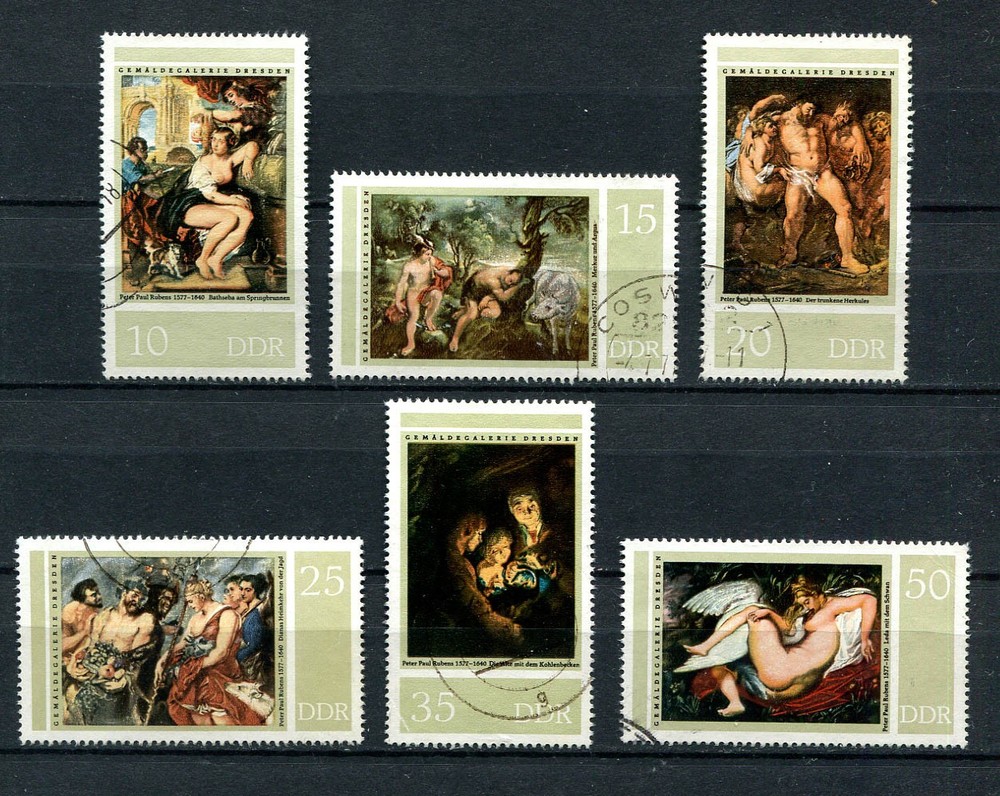 Germany – DDR : Beautiful Rubens art set from 1977 – used