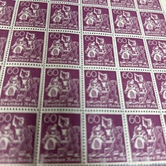 MNH Stamps/ A pane/ Counter/ Iron worker Weimar German Republic 1921 60 Pfennig