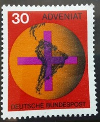 Germany 1967 – Adveniat MNH stamp SG 1450