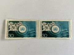 28 Germany stamps in 14 pairs~1951-2015~Accident prevention~flowers~water~Macke