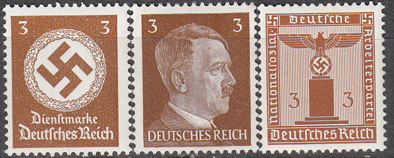 AUTHENTIC Historical Artifact Germany WWII 1942 Selection Hitler 3rd Reich MNH 2