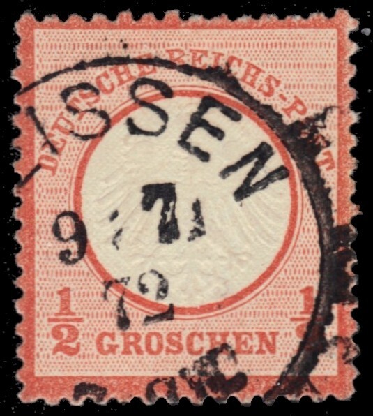 GERMANY 3 – Imperial Eagle „Small Shield – Red Orange“ (pc11801)