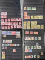 GERMANY DEUTSCHE REICH STAMP COLLECTION + STATE STAMP IN STOCKBOOK USED, MH, MNH