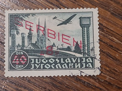 APC 2242 Germany area Serbia SC#2nc11-15 set used