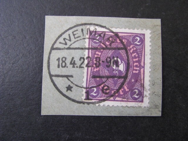 Germany Stamp Post Horn Issue Used with Cancel Weimar