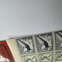 1936 Deutsches Reich Berlin Olympics Stamp Booklet Sheet MNH German