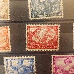 Germany Stamps Scott B49 To B57 MH Complete Wagner Opera Rare VF Set SCV $429.