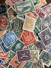 Nazi German stamp LOT OF 50!!! -Third Reich WWII WW2 era stamps! FREE SHIPPING!