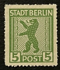 Travelstamps: 1945 Berlin Germany Stamps Scott #11N1 Mi 1 – Mint MNH OG