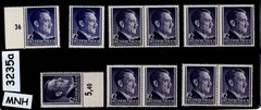 MNH stamps X11 Hitler Sc N80 12GR 1941 WWII Germany Occupied Poland #3235a