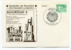 1983 Geschichte Raumfahrt Aggregat 4 Flussigkeits Gro Brakete Berlin 8 SPACE