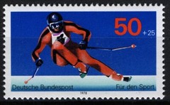 BRD 1978, Sport Aid, Skiing, Ski set MNH Mi 958