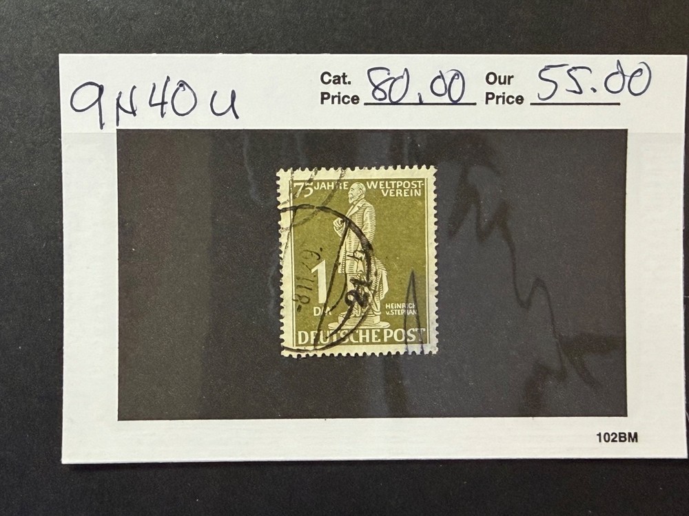 Germany Berlin # 9N 40 Used 2024 Scott Catalogue Value $ 80.00