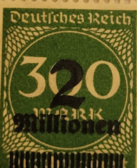 GERMANY ~ Deutrches Reich ~ 2 Saufend/300 Mark ~ Cancelled/Posted ~ c.1923