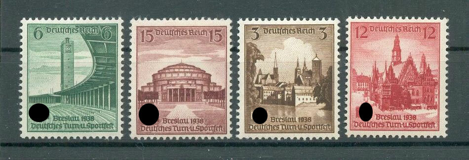 Dr-3.Reich 665/8 665-668 Luxury** MNH Mint 16EUR (69731)