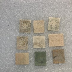 9 USED Antique Bavaria Bayern Stamps, 1850-1920. Nice Mixed Lot; $1 Ships. DEAL!