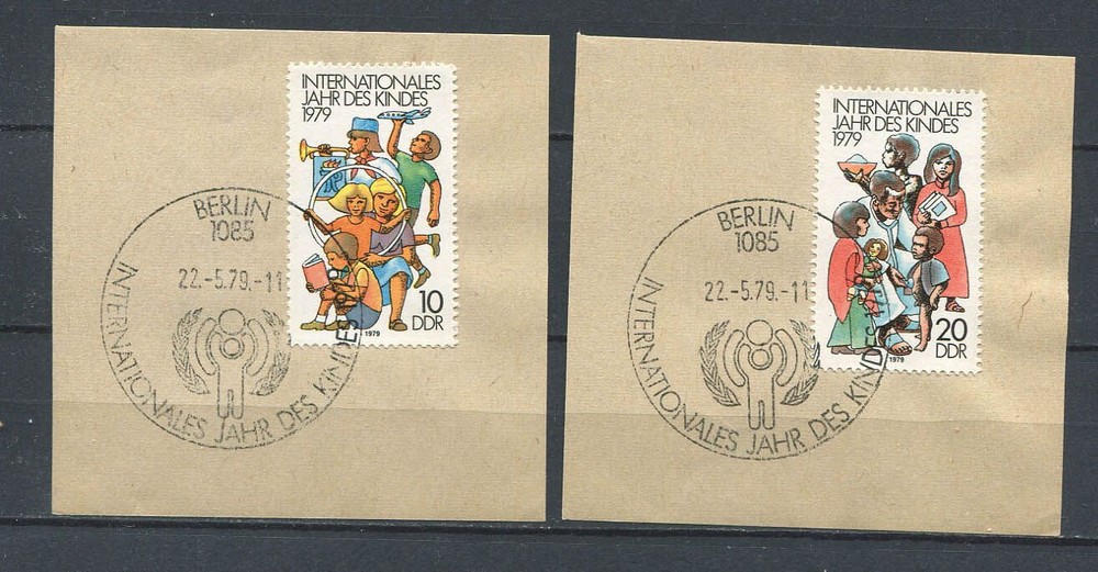 Germany – DDR : International year of the child set 1979 – fancy cancels