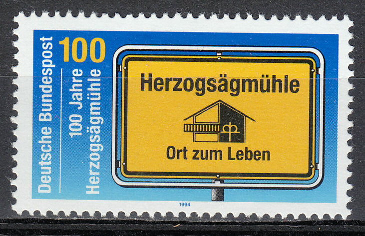 Germany 1994 Mi 1740 Sc 1834 MNH Herzogsagmuhle Social Welfare Organization