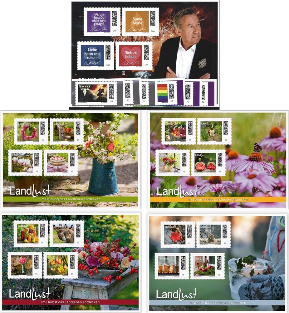 Germany 2024 Complete Self-adhesive ONLY Special Issues MNH. HCV !