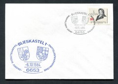 Germany – BRD : Special Event cover from 1984 – Blieskastel 1 – fancy cancel CTO