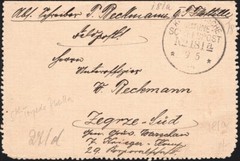 GERMANY, 1915.Card Front Marine Schiffspost No.181a, Torpedo Boat